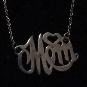Avon Sterling Silver Mom Necklace